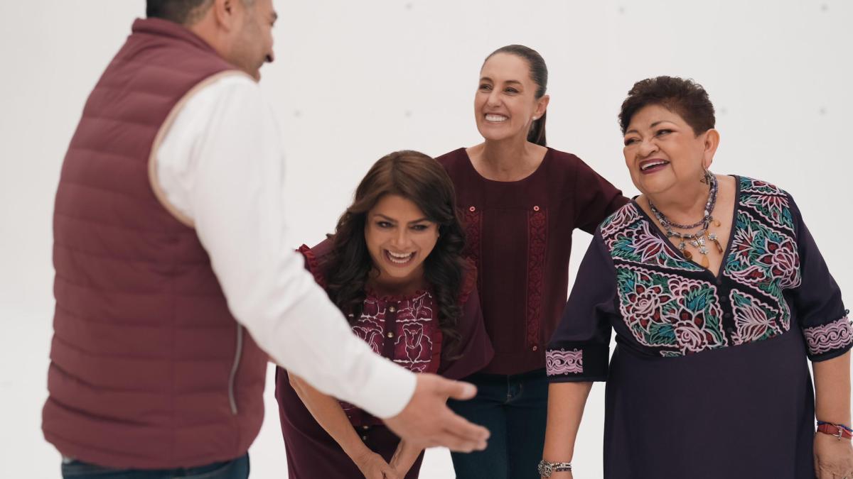 Sheinbaum se reúne con Harfuch, Ernestina y Brugada; se toman fotos este Sábado de Gloria