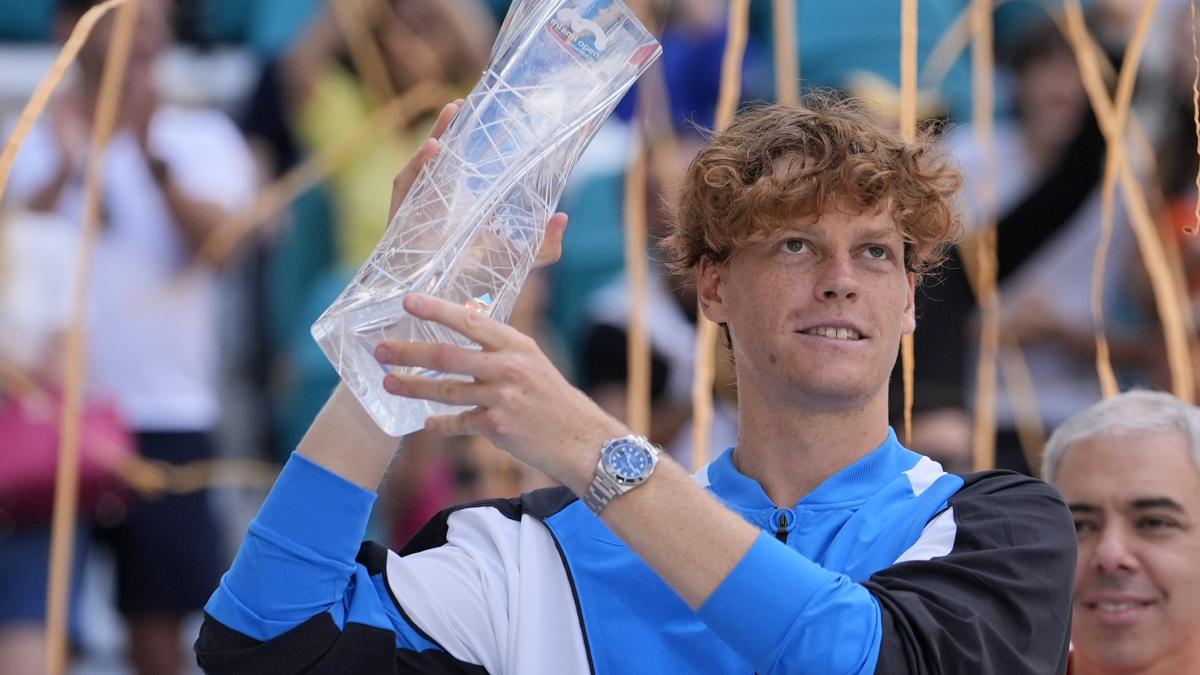 Jannik Sinner, campeón del Miami Open 2024; vence en la final a Grigor Dimitrov y gana su segundo Masters 1000