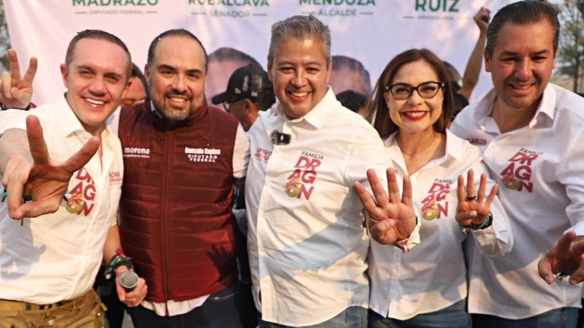 En Cuajimalpa inician campaña candidatos de Morena en un ambiente de fiesta