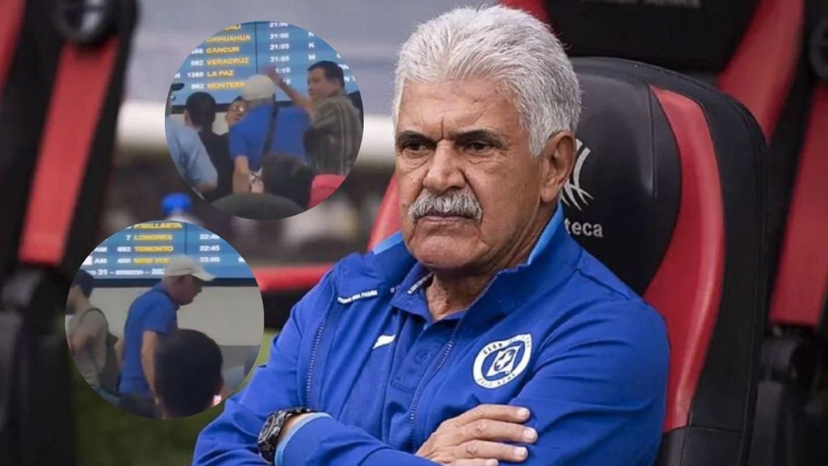 VIDEO | Ricardo Ferretti explota en el Aeropuerto de la Ciudad de México y le grita ha empleado