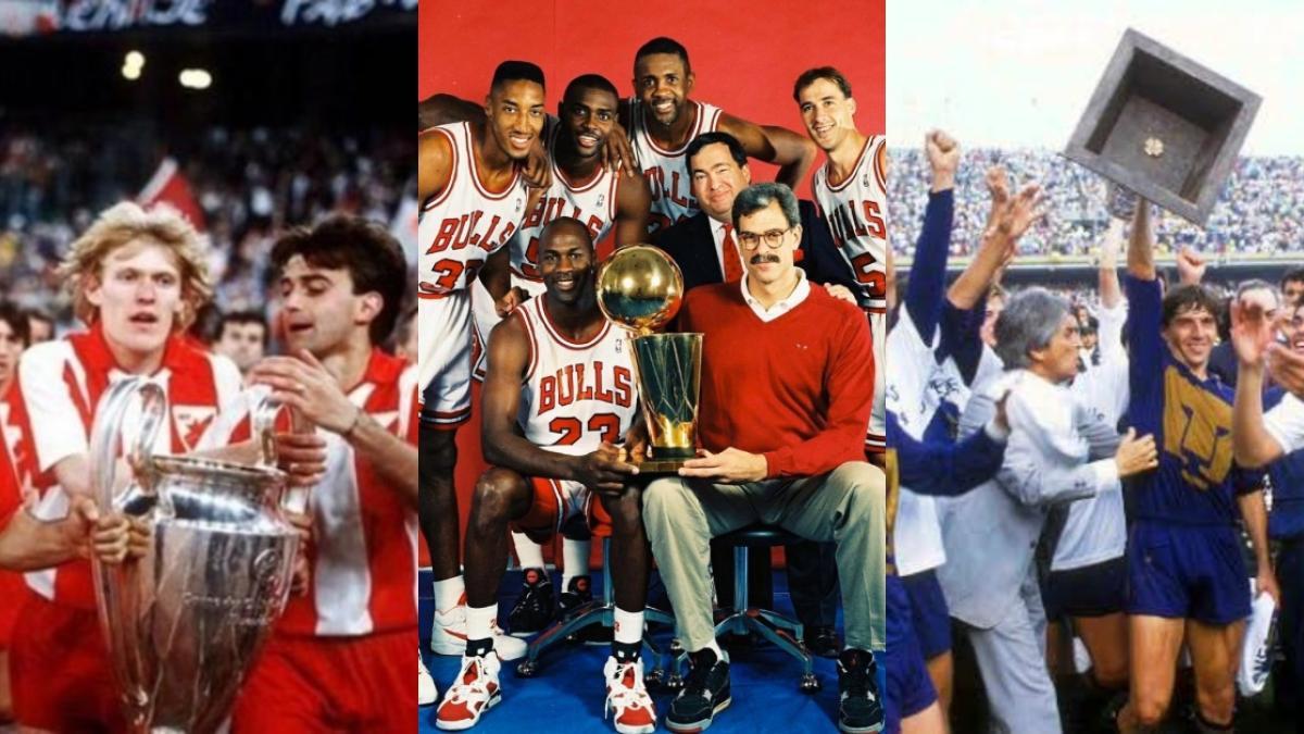 Jordan y los Bulls iniciaron su dinastía en 1991; ¿qué equipos fueron campeones en el último eclipse?