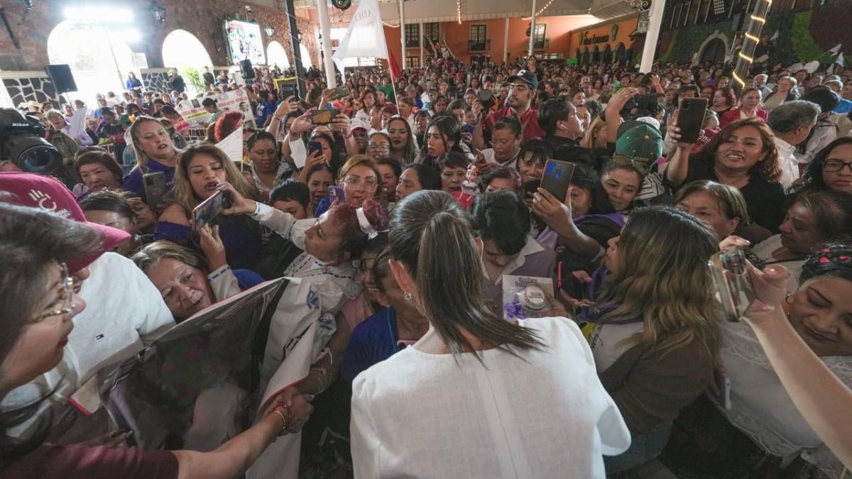 'Juntas somos una gran fuerza de nuestro movimiento': Sheinbaum convoca a mujeres de Edomex a continuar una 4T feminista