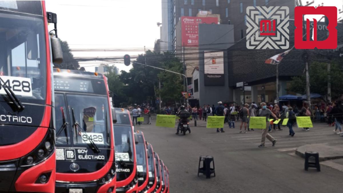 Agua contaminada: ante protestas en Insurgentes, así opera la Línea 1 del Metrobús