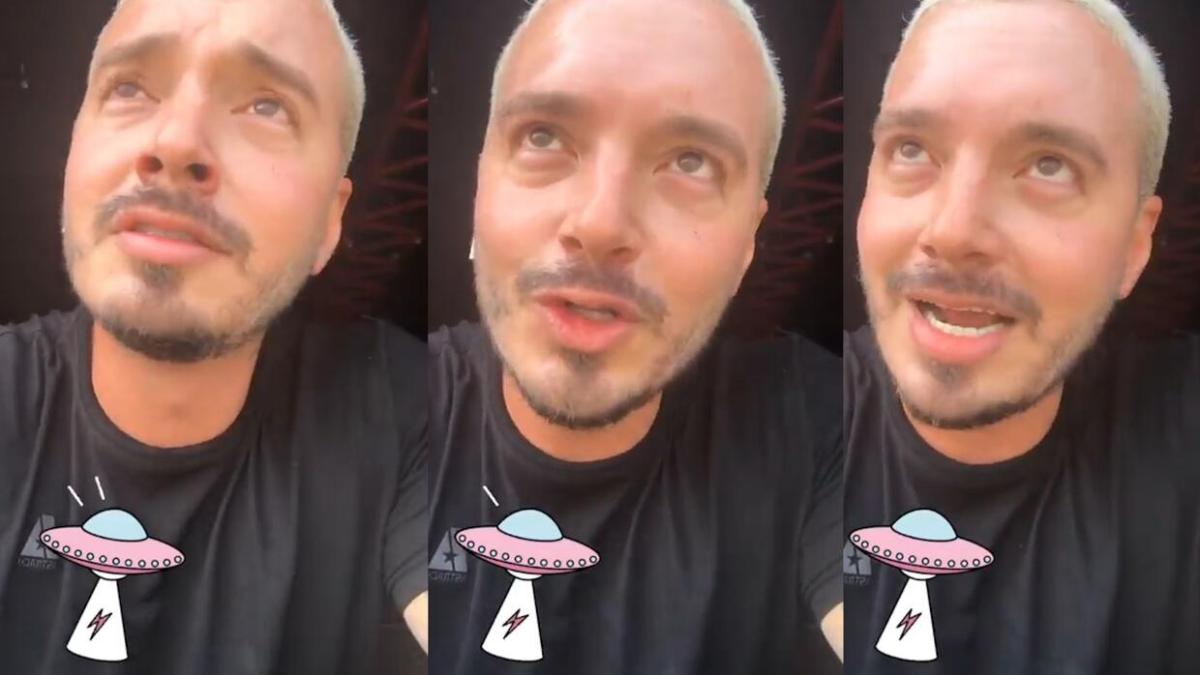 J Balvin comparte VIDEO de un 'OVNI' y los fans le dicen: 'ya no fumes de esa'