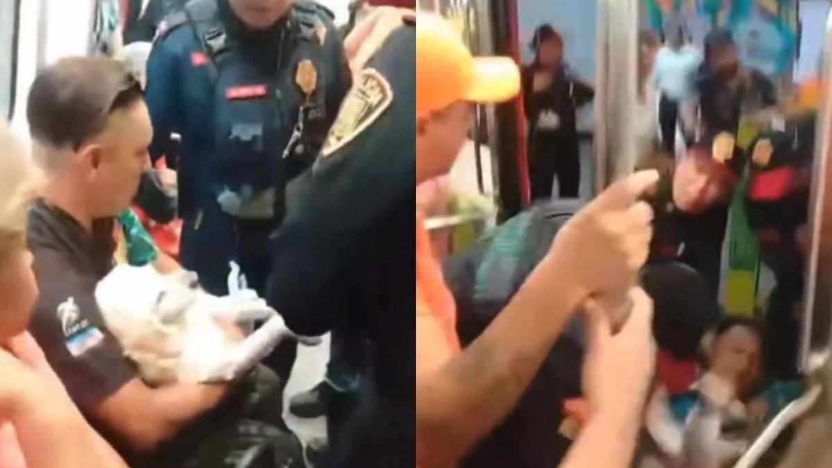 Bajan “arrastrando” a usuario del Metro que transportaba perrito; investigan a policías