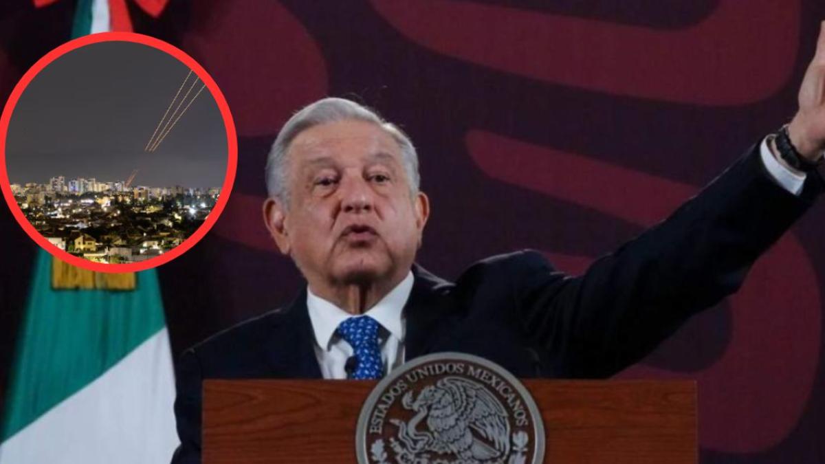 'Apoyemos la paz y la fraternidad universal': AMLO se pronuncia tras ataque de Irán contra Israel