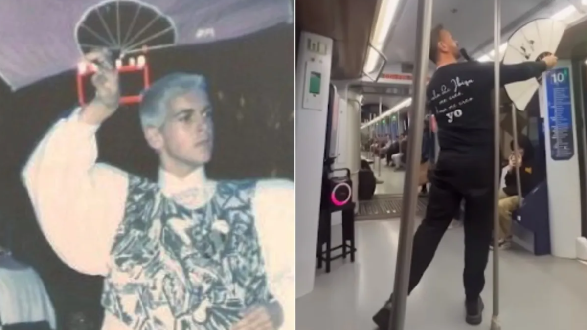 Luis Font, de Locomía, ahora canta en el Metro para sobrevivir (VIDEO)