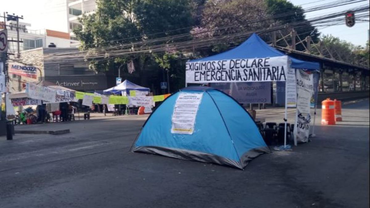 Tras seis días, manifestantes retiran bloqueo en Insurgentes; seguirán exigiendo agua limpia, aclaran