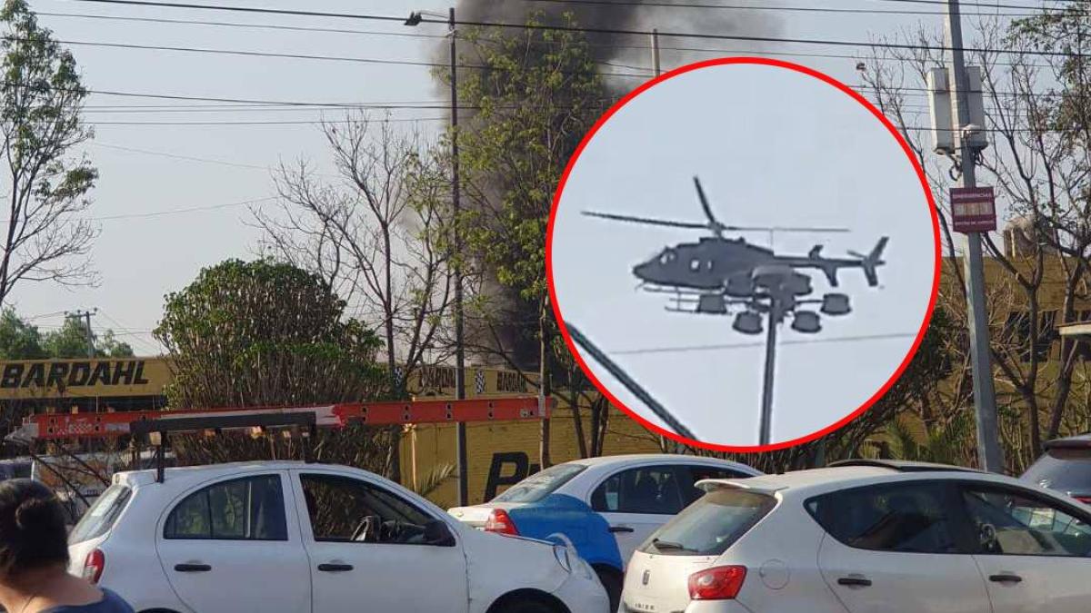 VIDEO del momento previo a la caída de un helicóptero en Coyoacán