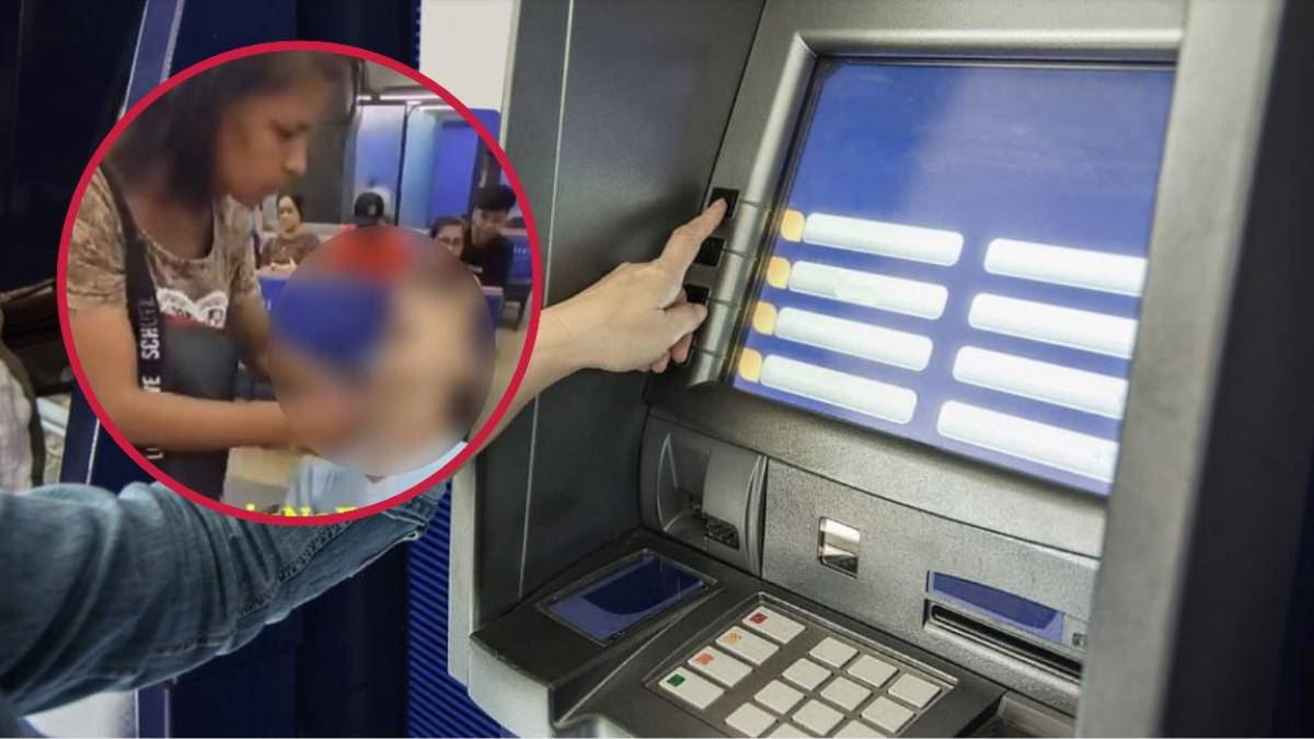 El perturbador video de una mujer que llevó el cadáver de su tío al banco para sacar dinero