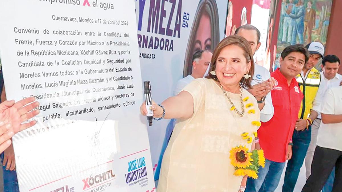 Xóchitl acusa que recibe ataques por su repunte