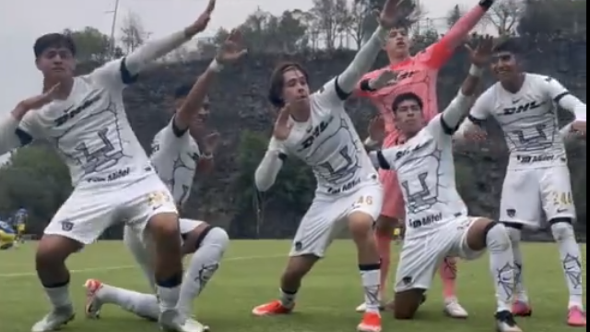 Liga MX | Sub 18 de Pumas festeja como Cuauhtémoc Blanco su triunfo sobre el América (VIDEO)