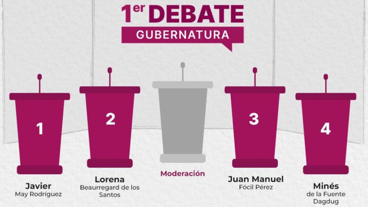 Debate por gubernatura en Tabasco competirá con Feria de Tabasco y sus carros alegóricos