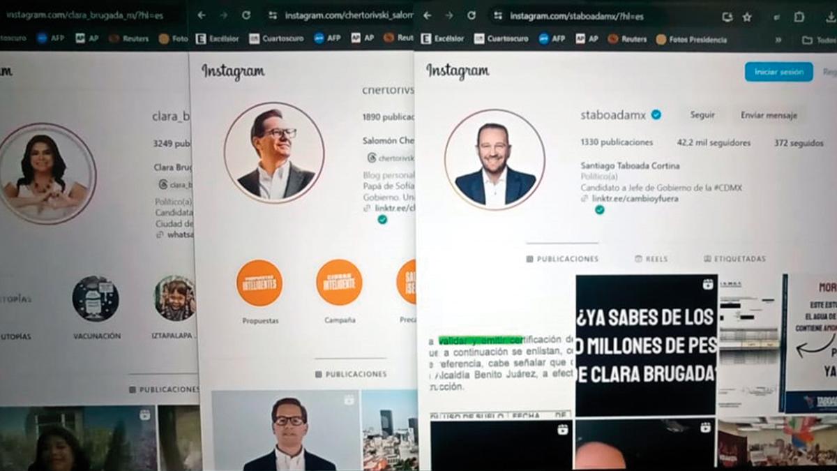 Aspirantes ganan más seguidores en redes sociales