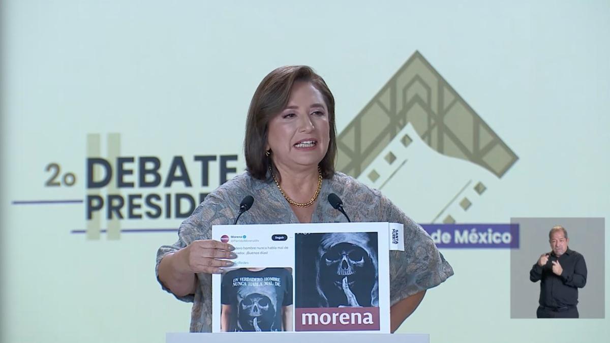 Xóchitl Gálvez acusa a que Morena rinde culto a la Santa Muerte