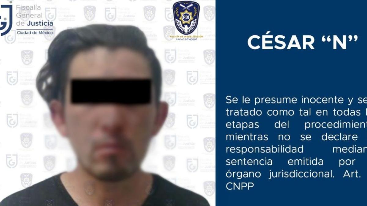 Fiscalía de CDMX aprehende a César 'N' por tentativa de feminicidio en Tlalpan