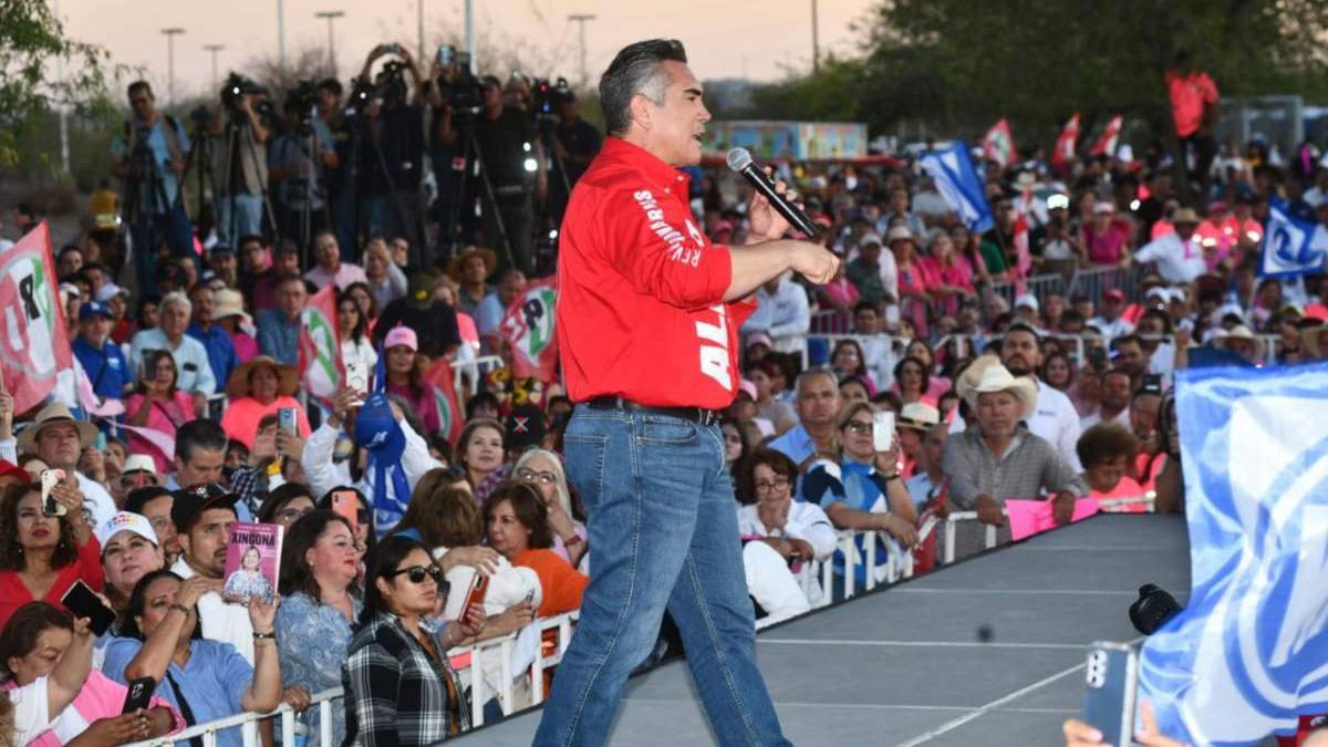 Llama Alejandro Moreno a sonorenses a apoyar con todo a Xóchitl Gálvez