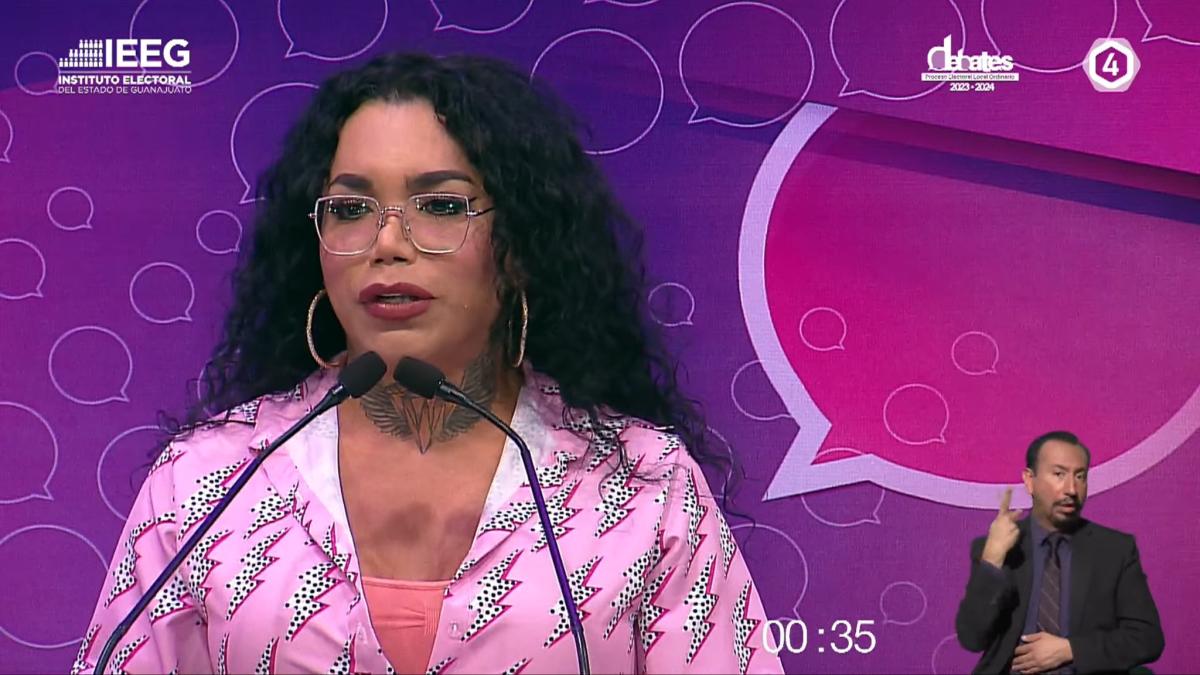 Critican a Paolita Suárez por su participación en el debate para ser diputada: 'Solo se sabe una frase'