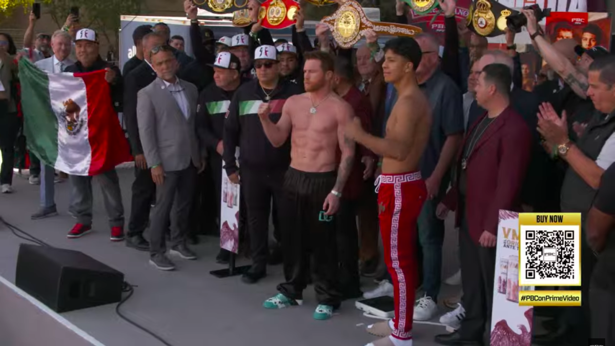 Canelo Álvarez vs Jaime Munguía | Así fue el intenso cara a cara entre los boxeadores antes de la pelea (VIDEO)