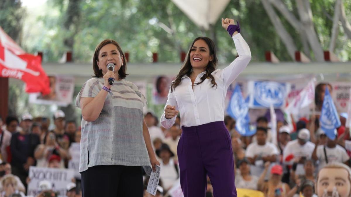 Ale Rojo de la Vega y Xóchitl Gálvez en Tlatelolco: “Apoyaremos con más seguridad y servicios urbanos”