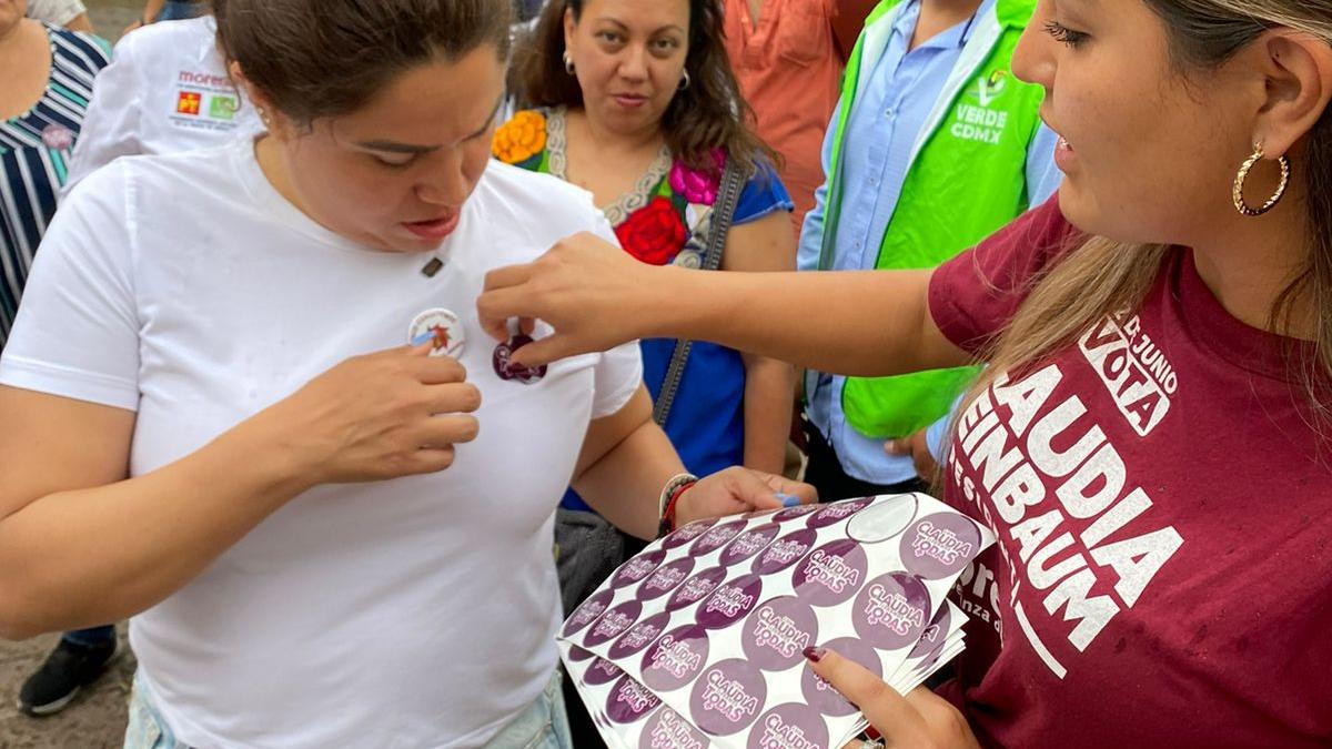 Colectivos feministas toman la CDMX para hablar sobre Claudia Sheinbaum