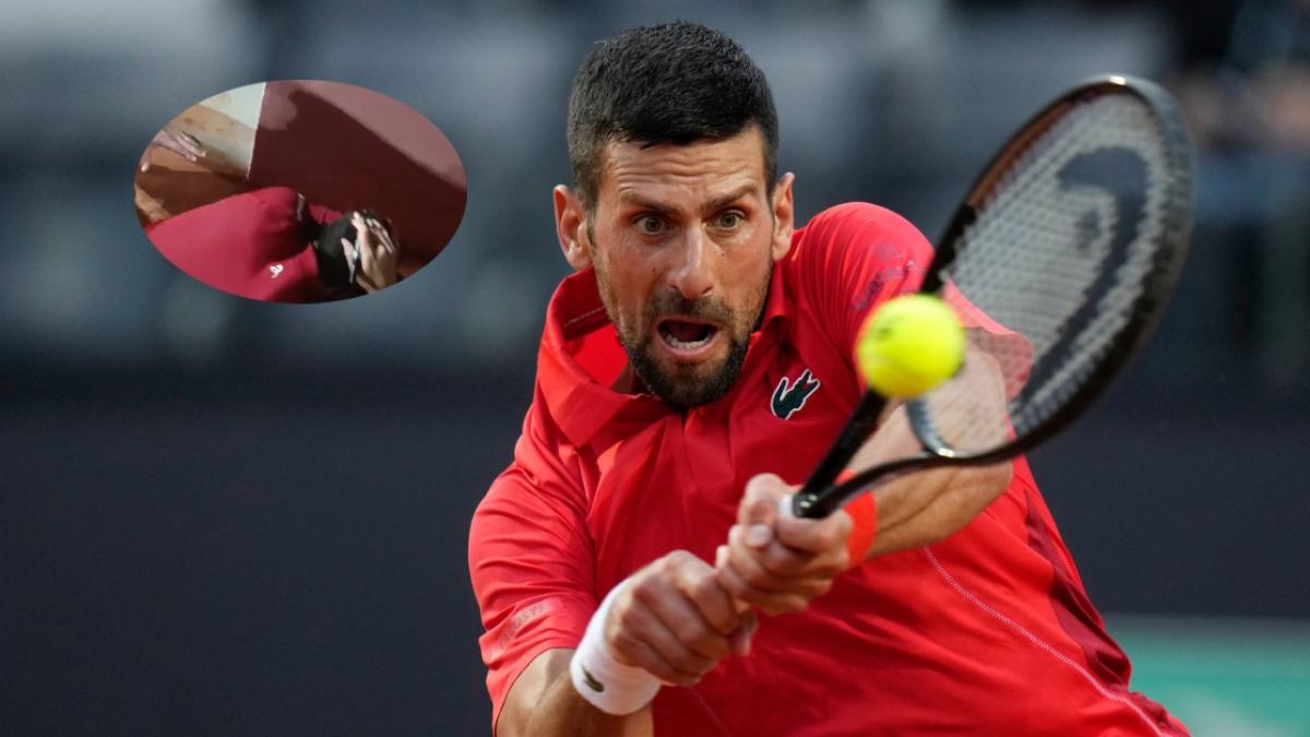 Novak Djokovic recibe terrible agresión con una botella de un aficionado mientras repartía autógrafos (VIDEO)