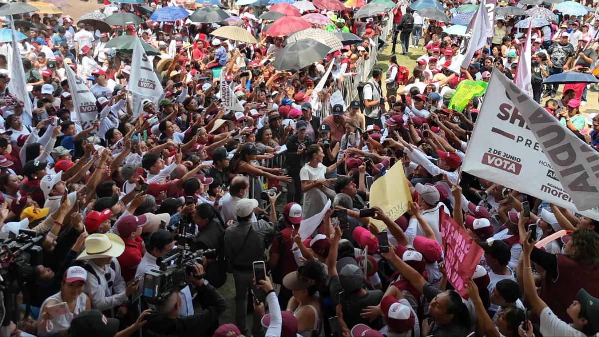 En su onceava semana de campaña, Sheinbaum se reunió con 180 mil personas en el norte, sur y centro de la República Mexicana