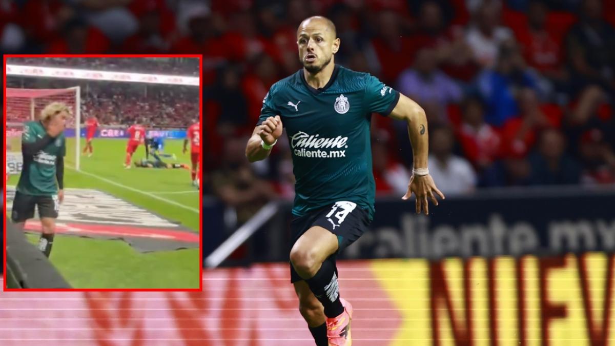 Chivas | Cade Cowell no quiso ni ver al Chicharito Hernández tras la terrible falla ante Toluca