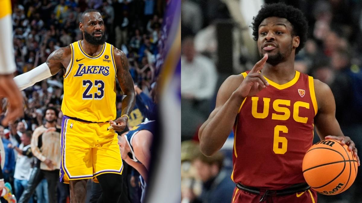 NBA | LeBron James estaría cerca de jugar con su hijo Bronny James; ¿se juntan en los Lakers?