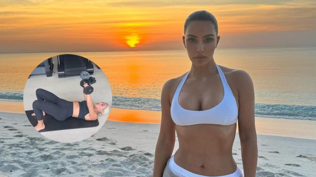 Kim Kardashian y su irreal rutina de entrenamiento para tener un cuerpo envidiable (FOTOS)