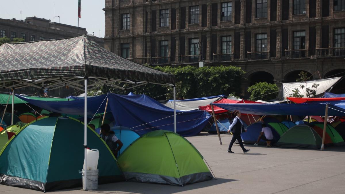 'No estaremos en provocación ni confrontación': CNTE removerá plantón del Zócalo ante marcha de Marea Rosa