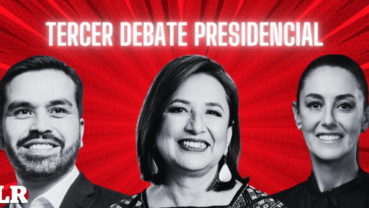 Tercer Debate Presidencial: Dónde verlo, horario, temas y moderadores