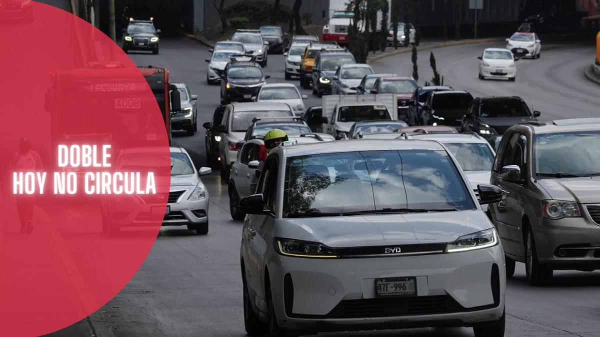 Doble Hoy NO circula en DOMINGO: ¿Qué autos no transitan este 19 de mayo?