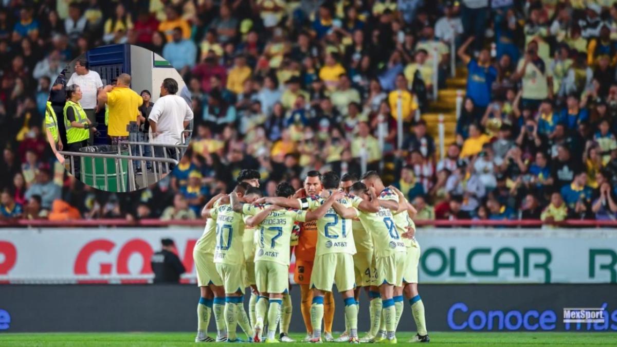 Final América vs Cruz Azul | Niño y papá aficionados de las Águilas son obligados a quitarse sus playeras antes de entrar al Estadio Azul