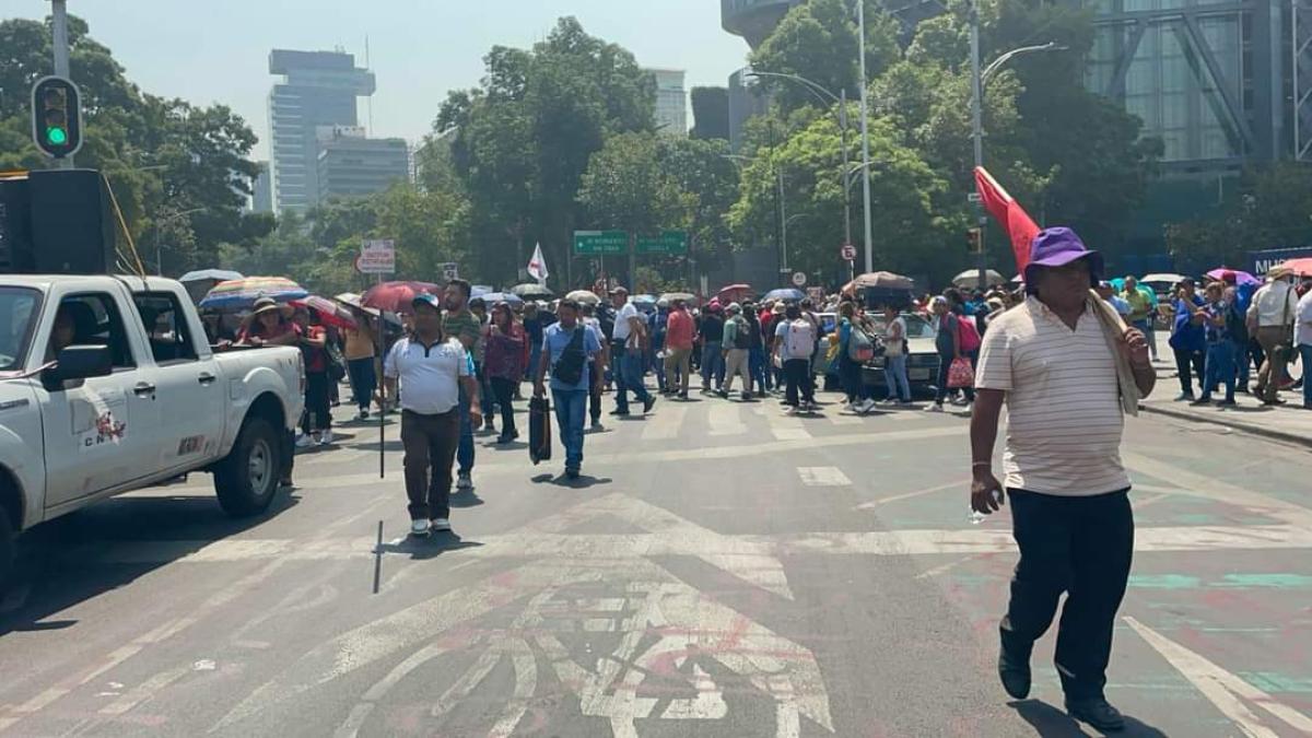 Estas son las alternativas viales por manifestación de la CNTE en CDMX hoy 28 de mayo