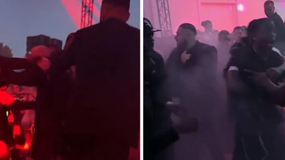 Travis Scott se agarra a golpes con Alexander Edwards y el equipo de Tyga en Cannes (VIDEO)