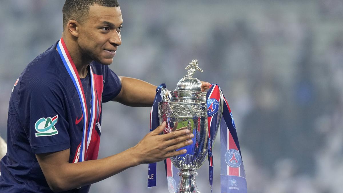 Kylian Mbappé se despide del PSG como campeón luego de ganar la Copa de Francia