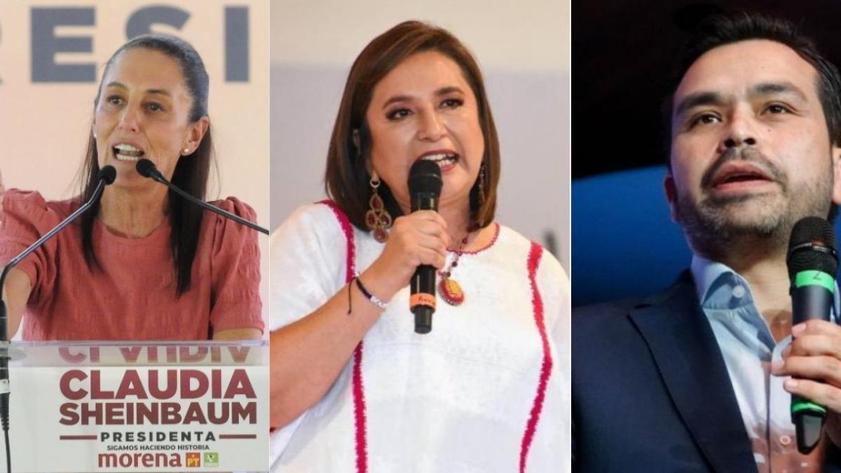 Elecciones 2024: ¿Cuándo, dónde y a qué hora son los cierres de campaña de Sheinbaum, Gálvez y Máynez?