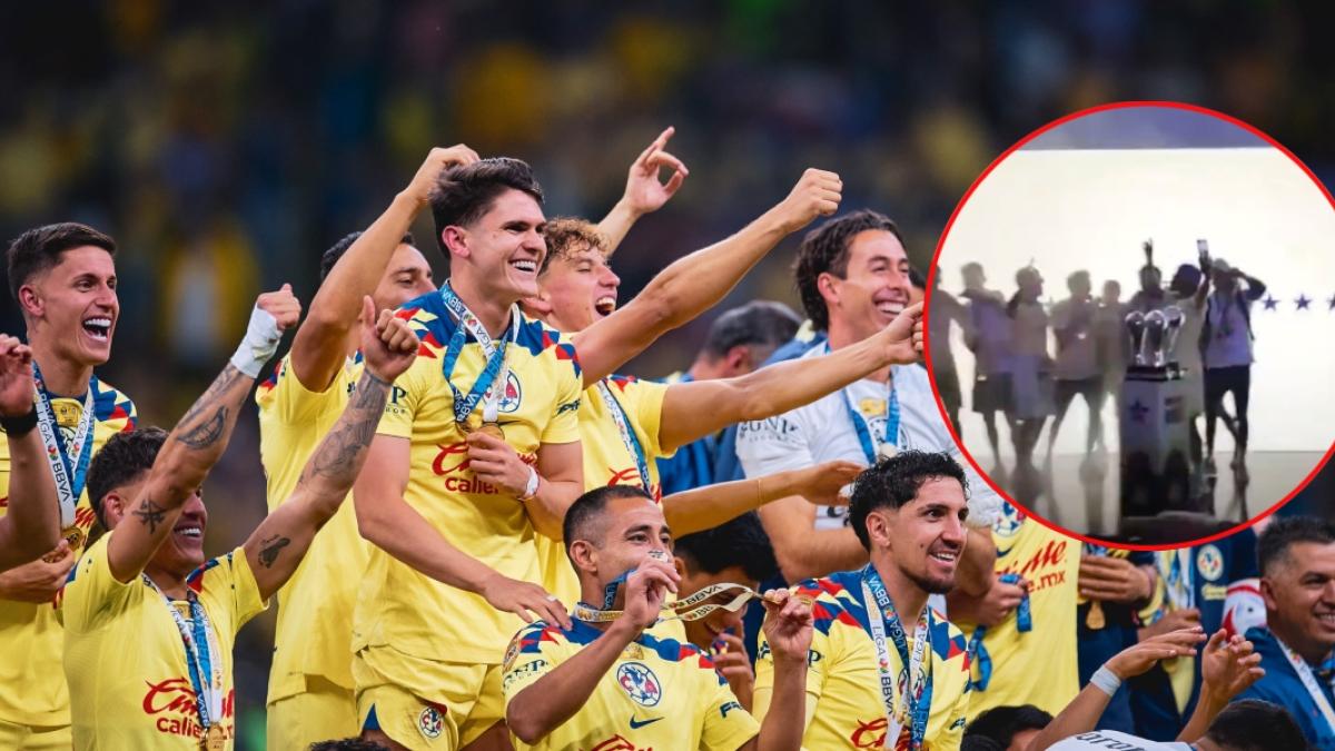 América se burla del Cruz Azul al celebrar el bicampeonato de Liga MX cantando Andar Conmigo (Video)