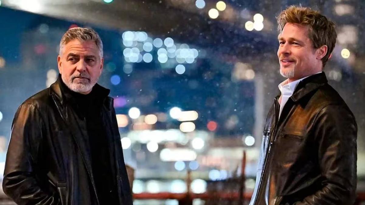 Brad Pitt y George Clooney se reencuentran en tráiler de 'Wolfs'