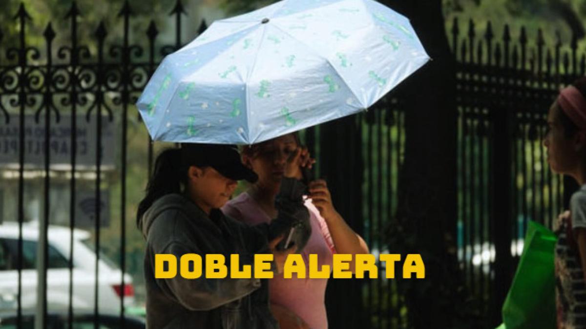 Hasta 33 grados: Doble alerta en CDMX por altas temperaturas este domingo