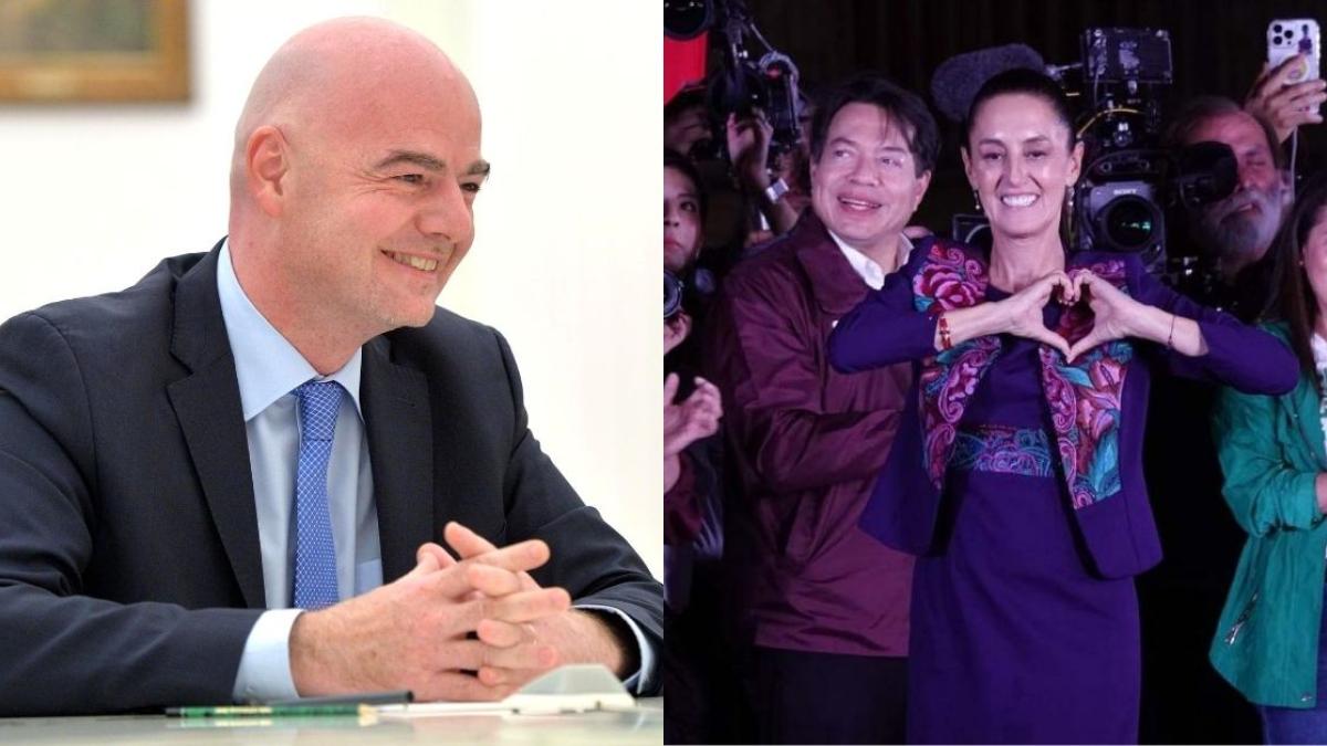 “El fútbol une al mundo y a los mexicanos”: Claudia Sheinbaum agradece felicitación de Gianni Infantino, presidente de la FIFA