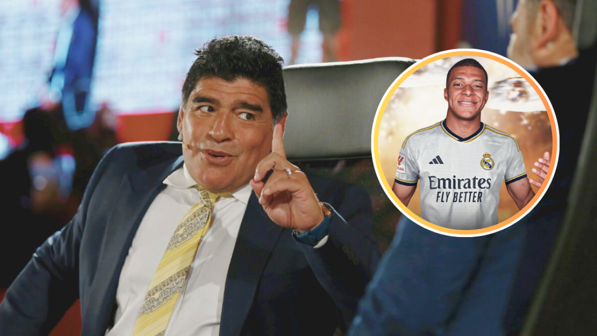 La profecía de Diego Armando Maradona que provocó la contratación de Kylian Mbappé con el Real Madrid