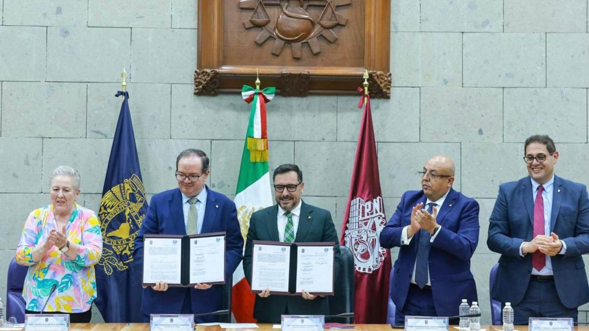 IPN y UNAM firman convenio para promover acciones e investigación en sustentabilidad