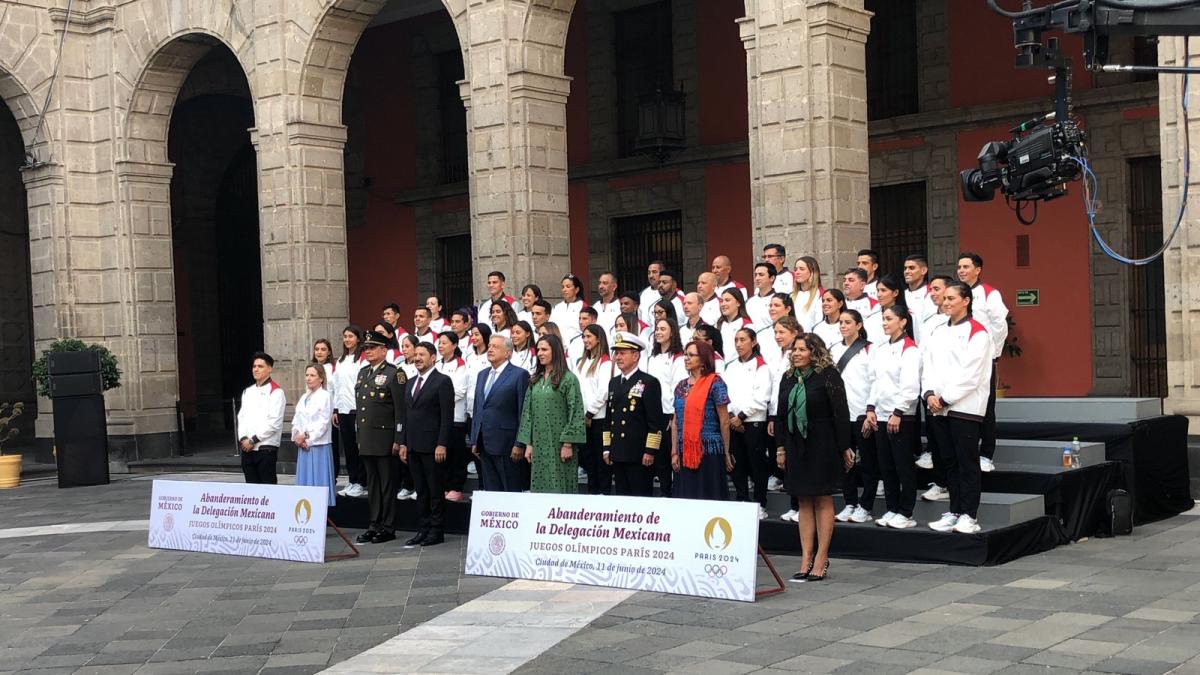 París 2024 | AMLO abandera a delegación mexicana que participará en Juegos Olímpicos