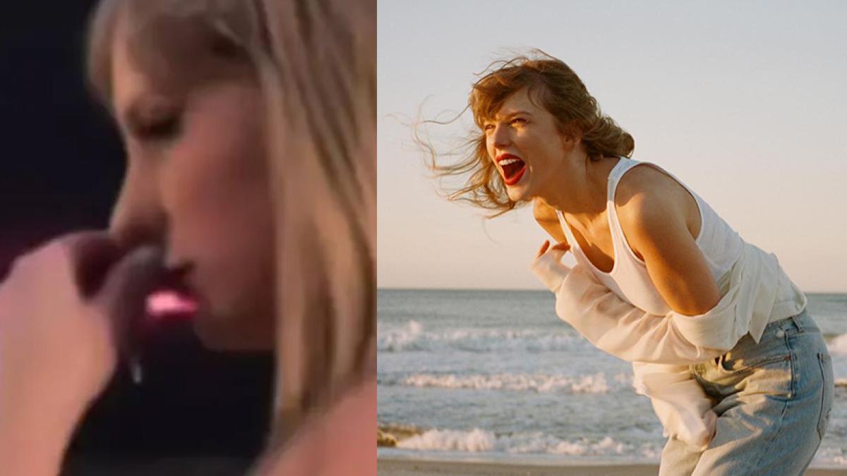 Taylor Swift se limpia la nariz a medio concierto de peculiar y viscosa manera (VIDEO)