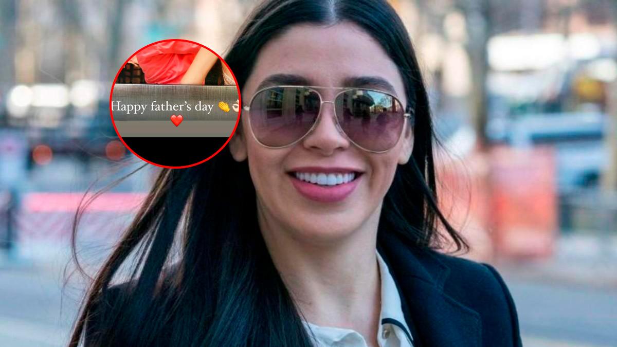 En Instagram, Emma Coronel felicitó a 'El Chapo' por el Día del Padre