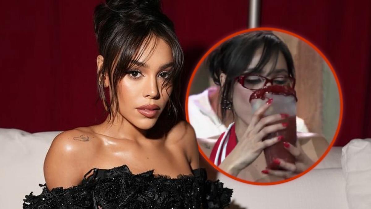 VIDEO | Danna Paola busca que México la perdone y se toma una michelada en España, 'esto cura todo'