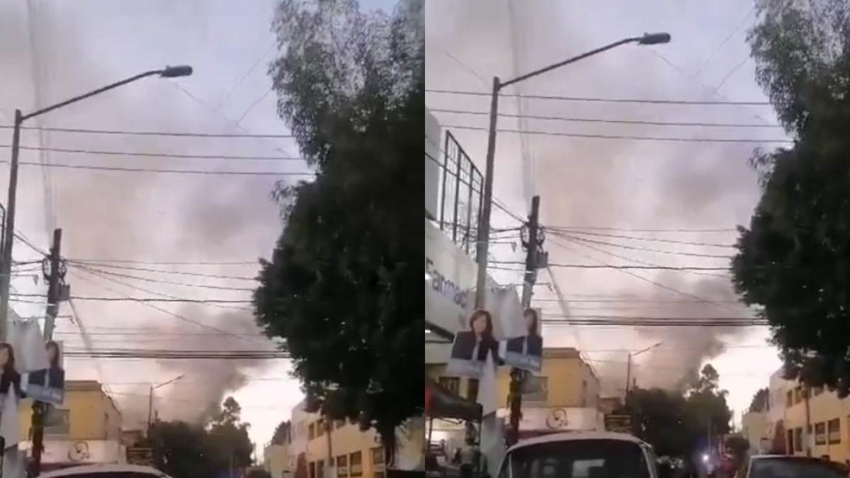 Se registra incendio en una casa de Azcapotzalco, CDMX