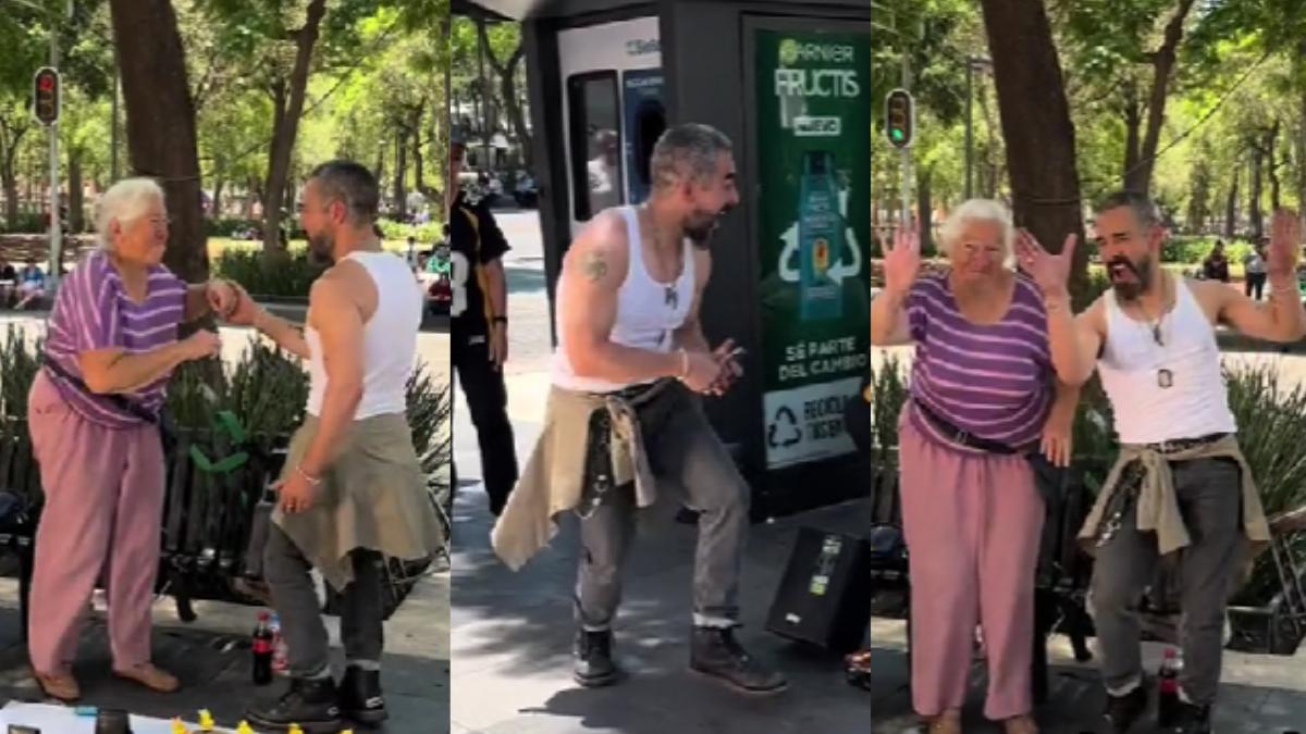 VIDEO | ¿Es Omar Chaparro? Captan a hombre bailando en el centro de la CDMX